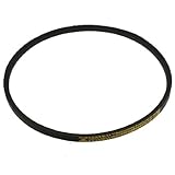 uxcell　 V ベルト　ゴム素材　ブラック　M-29の タイプ　736.6mmの内周