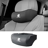 アルファード 適用 車用 首クッション 疲労軽減 通気性 首枕 アルファード 20系 30系 40系 対応 車 ネックリラックス 頸椎サポート 人間工学設計 車載ネックパッド ヘッドレスト 取付簡単 PUレザー ネックピロー 長時間運転の方に 首こり対策 (ブラック,アルファード 適用)