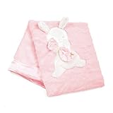 Bunnies By The Bay My Blankie Blanket, Pink, 28 x 34 by Bunnies by the Bay [並行輸入品]
