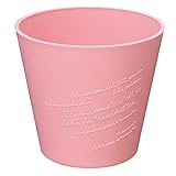 HEADS 花器 ポット デザイン入り BKF ピンク 3号苗用 (10個) BKF-POP3 まとめ売り 5パック