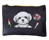 犬 ポーチ / マルチーズ2/雑貨/グッズ/オリジナル