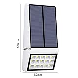 Lemonda15 LED ソーラーライト ソーラー壁掛けライトIP64防水 太陽発電 省エネ 人感センサーライト 防水等級IP64 防雨 屋外照明 /車道/ガーデン/庭先/お寺 /軒先/壁掛け/玄関