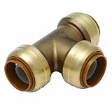 SharkBite U374LF 1-Inch Tee, Pack of 3 by Sharkbite