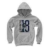500レベルのディディ・グレゴリアスニューヨーク野球Youth Hoodie – ディディ・グレゴリアスStadium Youth Medium グレイ