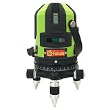 FUKUDA|フクダ 5ライン グリーンレーザー墨出し器 FL-535G 4方向大矩ライン 4垂直・1水平 最新グリーンダイオード 520nm 【標準セット】 (本体)