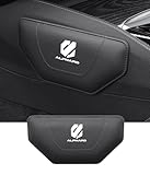 アルファード アクセサリー 車用 膝パッド ニーパッド 足 肘 クッション ALPHARD アルファード 20系 30系 40系 専用 グッズ 車のセンターコンソールに貼り付ける 抗疲労 休憩 レザー製+メモリーコットンコア 車 ガジェット 車載便利グッズ 内装パーツ カー用品 1個 (ブラック)