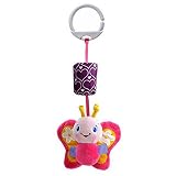 Taiguangベビーガールズボーイズ幼児ソフトぬいぐるみ漫画の動物ラトルHanging Toy