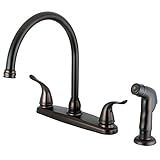 Kingston Brass FB2795YLSP Yosemite 8 Inch Centerset Kitchen Faucet, Oil Rubbed Bronze, 8-3/4 inch in