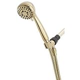 Delta Faucet 75502PB Universal Showering Components Five Spray Massage Hand Shower Unit, Polished Br