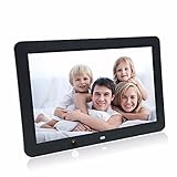 Celendi 12-Inch 1280x800 Hi-Res Ultra-thin Digital Photo Frame MP3 Video Player with Motion Sensor, 