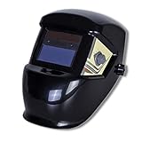 Sun YOBA Pro Solar Auto Darkening welder Welding Helmet Mask with Grinding Function Simple Black by 