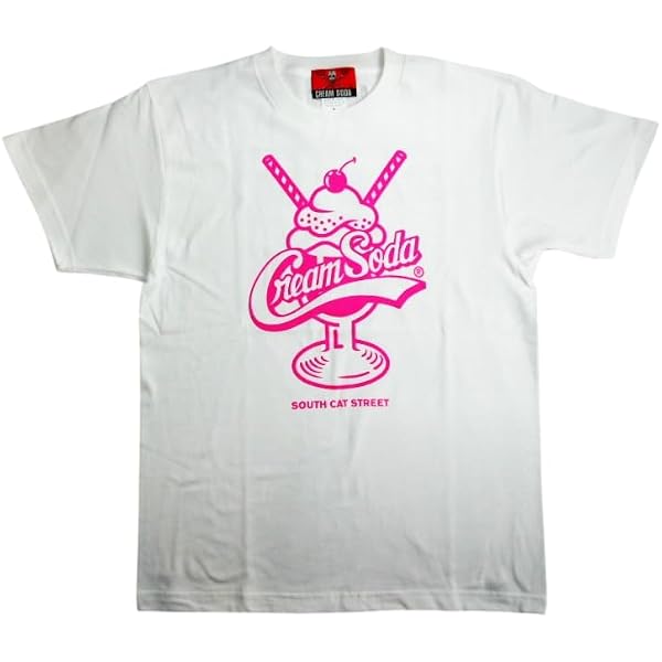 Amazon | CREAM SODA スカルフラッグ Tシャツ 『 WHITE