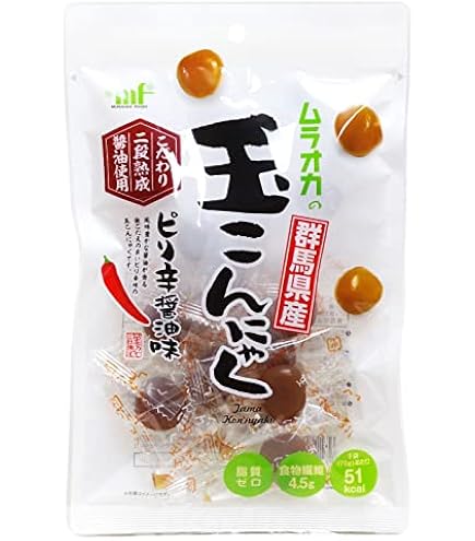 Amazon.co.jp: Muraoka Foods Tamakonjac, Spicy Soy Sauce Flavor