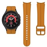 コンパチブル Samsung Galaxy Watch 5 バンド40mm 44mm/Galaxy Watch 5 Pro バンド45mm/Galaxy Watch 4 バンド40mm 44mm/4 Classic バンド42mm 46mm、ギャラクシーウォッチ5プロ/5/4/4クラシック 時計バンド 20mm ソフトシリコン スポーツバンド 女性 男性シームレスな接続 スマートウォッチ ストラップブレスレット、公式 黒