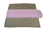 Poncho Baby(ポンチョベビー) Roly Blanket™ オーガニックコットン100％ 赤ちゃん・子供用 コンパクト ブランケット (ピンク／ベージュ)
