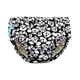 Charlie Banana One Size Cloth Diaper + 2 Reusable Inserts - Black Beary by Charlie Banana