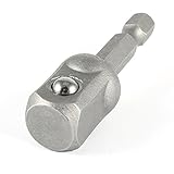 uxcell ソケットアダプタセット　　ソケットアダプタセット六角シャンク　6.35mm 12.5mm 六角シャンク インパクト ドライバー /ドリル