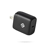 40s USB Type-C 20W 急速充電 ACアダプター 充電器 PSE認証 PD Power Delivery 【 iPhone15 iPhone 14/13/12/11 Android スマホ 対応 】折りたたみ コンセント 電源 タイプC type-c 5V 3A USB-PD 日本メーカー (ブラック)