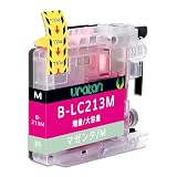 LC213M マゼンタ 1本 互換品 Brother用互換インクカートリッジ 純正品併用 LC213-4PK 大容量 残量表示 個包装 ICチップ対応 DCP-J4225N DCP-J4220N MFC-J5820DN MFC-J5720CDW MFC-J5620CDW MFC-J4725N MFC-J4720N