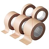 【4巻】クラフトテープ(50m巻) 60mm幅 【 梱包用テープ クラフト粘着テープ ストア・エキスプレス 】 61-323-14-4_36121-114