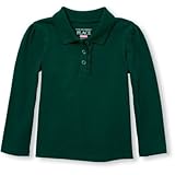 THE CHILDREN'S PLACE(ザ・チルドレンズプレイス) ユニフォームピケポロ グリーン トップス長袖Tシャツ 2歳【並行輸入】