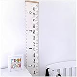Pinji Baby Height Growth Chart Kids Hanging Canvas Height Rulers Wall Decor 79x7.9inch [並行輸入品]