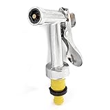 uxcell ホース・ノズル　トリガー　スプレー　コネクタ　メタル　16mm直径