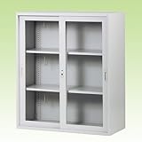 スチール書庫(アクリル扉) TJ-H90G