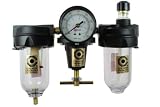 Coilhose Pneumatics 8884AAG Heavy Duty Series Filter, Regulator, and Lubricator Trio Assembly, 1/2-I