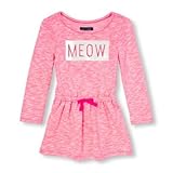 THE CHILDREN'S PLACE(ザ・チルドレンズプレイス) アクティブフレアスウェットシャツドレス ワンピース 3歳【並行輸入】