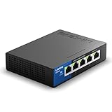 Linksys(リンクシス) LGS105-JP 5ポート ギガビットスイッチングハブ 金属筐体 10/100/1000 Mbps対応 アンマネージド 電源アダプター付属