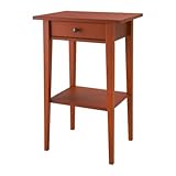 IKEA(イケア) HEMNES レッド 40181522 ベッドサイドテーブル、レッド