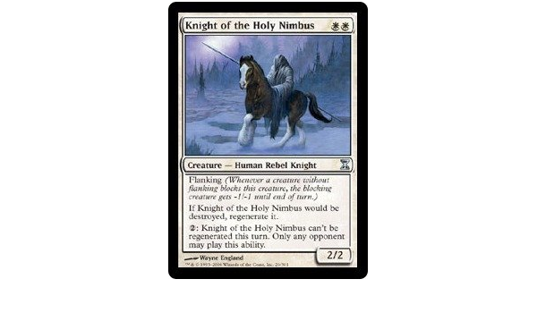 Amazon 英語版 時のらせん Time Spiral Tsp 聖なる後光の騎士 Knight Of The Holy Nimbus マジック ザ ギャザリング Mtg トレカ 通販