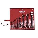 Stanley Proto JSBV-8S 8 Piece Double Box Racheting Spline Wrench Set [並行輸入品]