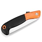 Eboxer　剪定鋸　折りたたみ式　木工用　替刃式折込鋸　150MM　持ち運び便利　庭用　木材を簡単にカットすることができる