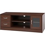 ローボード/テレビ台 ワイドタイプ 【ブラウン】 幅119cm 32型～46型対応 引き出し2杯 収納棚 扉付き収納付き 『プレモ』【代引不可】 生活用品 インテリア 雑貨 インテリア 家具 収納家具 その他の収納家具 top1-ds-19