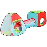 Gembaby 子供用テント セット ボールプール　ボールピット　トンネル　ボールハウス 室外 室内遊具 折り畳み式 通気 収納バッグ付き