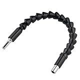 Honel フレキシブルシャフト ドライバービット 電動 接続 六角 6.35mm対応 290mm ブラック
