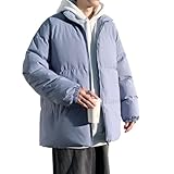 [foxseon] 中綿ジャケット メンズ ダウンジャケット ダウンコート メンズ 冬服 アウトドア ユニセックス 軽量 厚手 立ち襟 ダウ