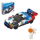 FunXylophy 1/20 スポーツカービルディングブロックセット、2.4G RCカービルディングブロック コレクター収集品 MOC建築ギフト ティーンと大人向け (243個)