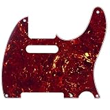 Musiclily Pro 5穴 ヴィンテージTLテレキャスター ピックガード USA/メキシコスタンダードFender Telecasterエレキギター用、4P茶べっ甲
