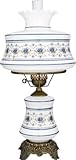 Quoizel AB703A, Abigail Adams Tall Glass Candelabra Table Lamp, 2LT, 55 Total Watts, Brass [並行輸入品]