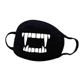 QIAONAI 可愛いマスク 　面白い図案　立体マスク 自転車用　防風　防寒　アウトドア　通学　通勤　秋冬 　花粉対策 　風邪 　防塵マスク　レギュラーマスク　レディース 　メンズ　男女兼用 (col