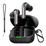 For CMF By Nothing Buds Pro 2 専用 ケース シリコン素材 簡単取り付け 柔らかい 防塵 CMF By Nothing Buds Pro 2 対応 カバー 超薄型 落下防止 指紋防止 キズ防止 CMF By Nothing Buds Pro 2 対応 保護カバー(ブラック)