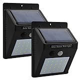 WERPOWERセンサーライト LEDライト20個 高輝度 IPX65防水 省エネ 屋外/玄関/壁掛け/パーク/ガーデン/庭などに対応でき（２個）