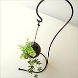 花瓶 一輪挿し おしゃれ 花器 和風 信楽焼 吊り下げしずく型花入れ [soh2813]