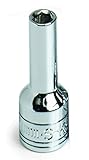 SK Hand Tool 8407 0.38 in. Drive, 6-Point Deep Metric Socket - 7 mm