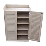 シューズボックス ルーバー 60cm幅 (メープル)