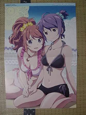 Amazon Classroomcrisisクラスルームクライシス 瀬良ミズキ 白崎イリス 水着 モンスター娘のいる日常 両面ピンナップポスター アニメ 萌えグッズ 通販