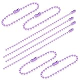 Pstyle. ボールチェーン キーホルダー アクセサリー 2.3mm 100個セット PST-127 (パープル)